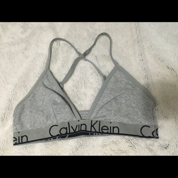 Calvin Klein Other - Calvin Klein grey triangle bralette